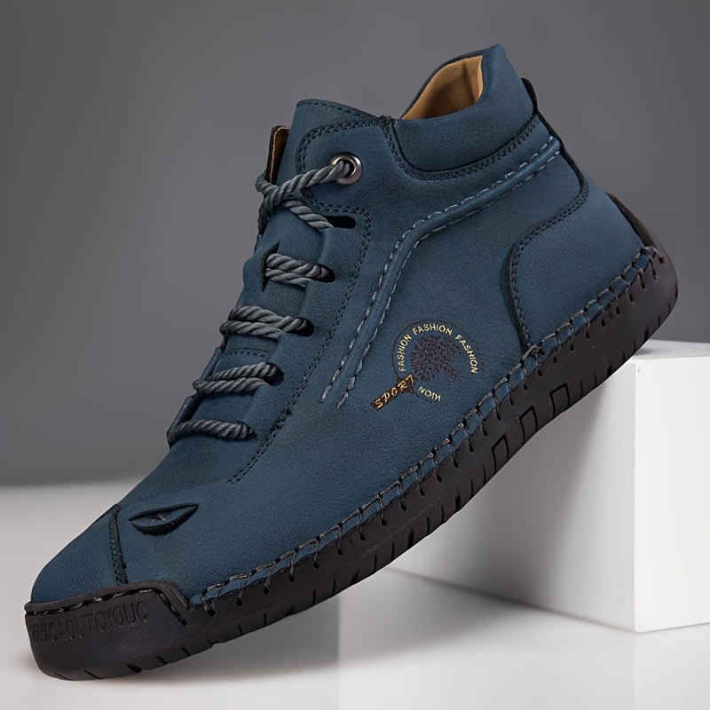Men’s Oxford & Derby Hiking Shoes – Non - Slip Lace - Up Ankle Boots, Casual & Classic Style - Honesty Sales