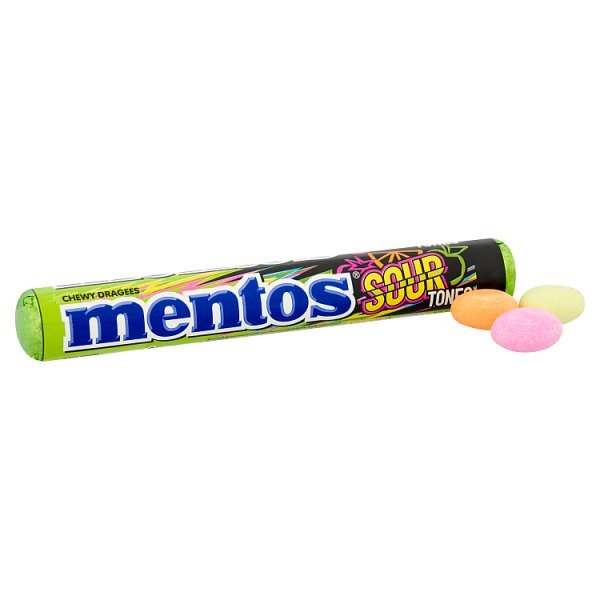 Mentos Sour Tones Chewy Dragees 37.5g (40 x 37.5g) - Honesty Sales