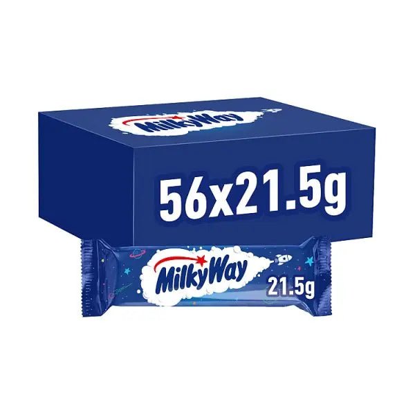 Milky Way Nougat & Milk Chocolate Snack Bar 21.5g (Case of 56) - Honesty Sales