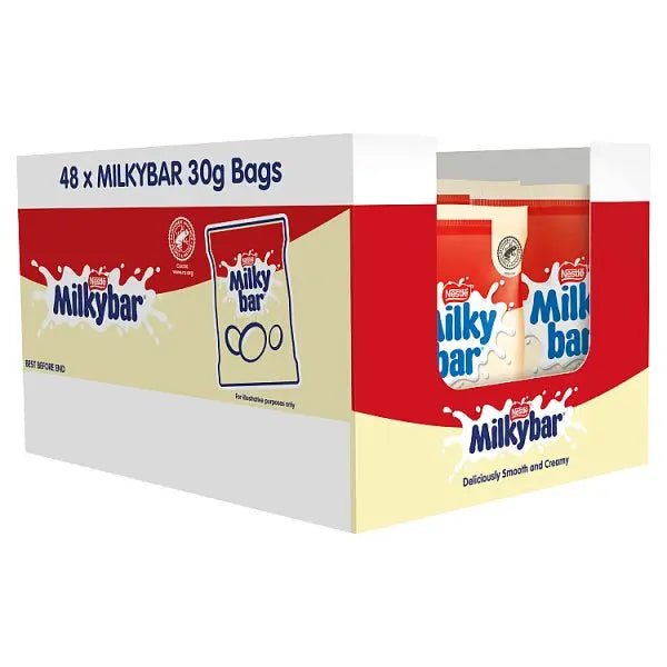 Milkybar Buttons White Chocolate Bag 30g (Case of 48) - Honesty Sales