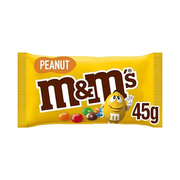 M&M'S Milk Chocolate Crunchy Peanut Bag 45g (Case of 24) - Honesty Sales