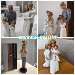 Modern Resin Character Miniature Figurines Home Decoration Accessories Love Gift Desk Decoration Memorial Gift Easter Decoration - Honesty Sales