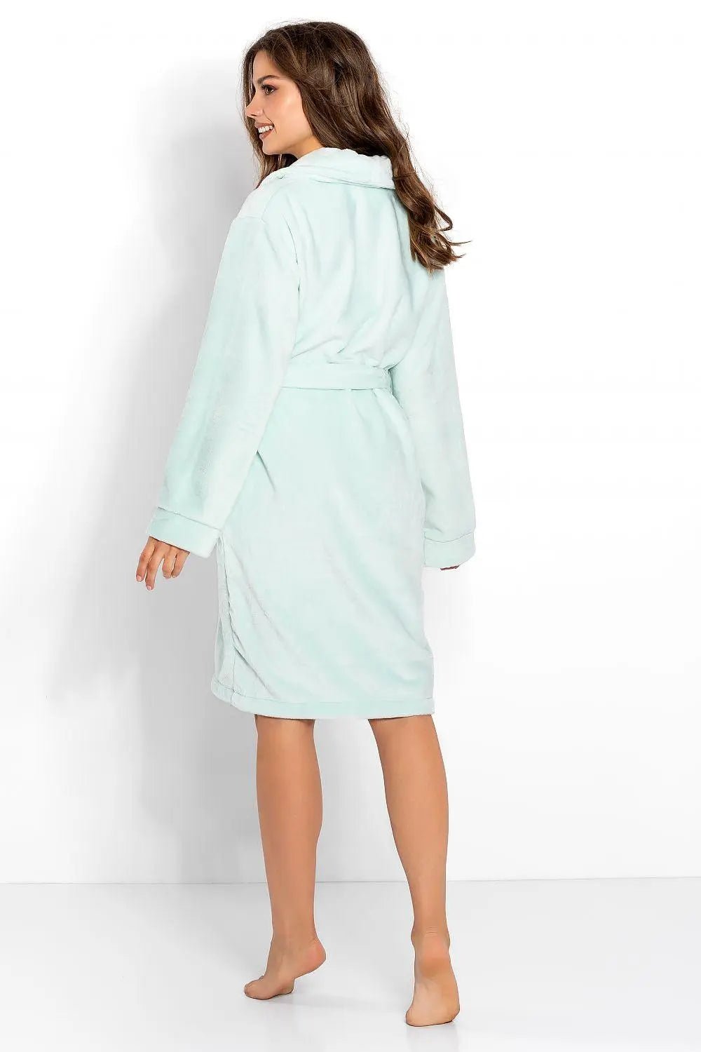 Momenti Per Me pockets and tie belt bathrobe - Honesty Sales