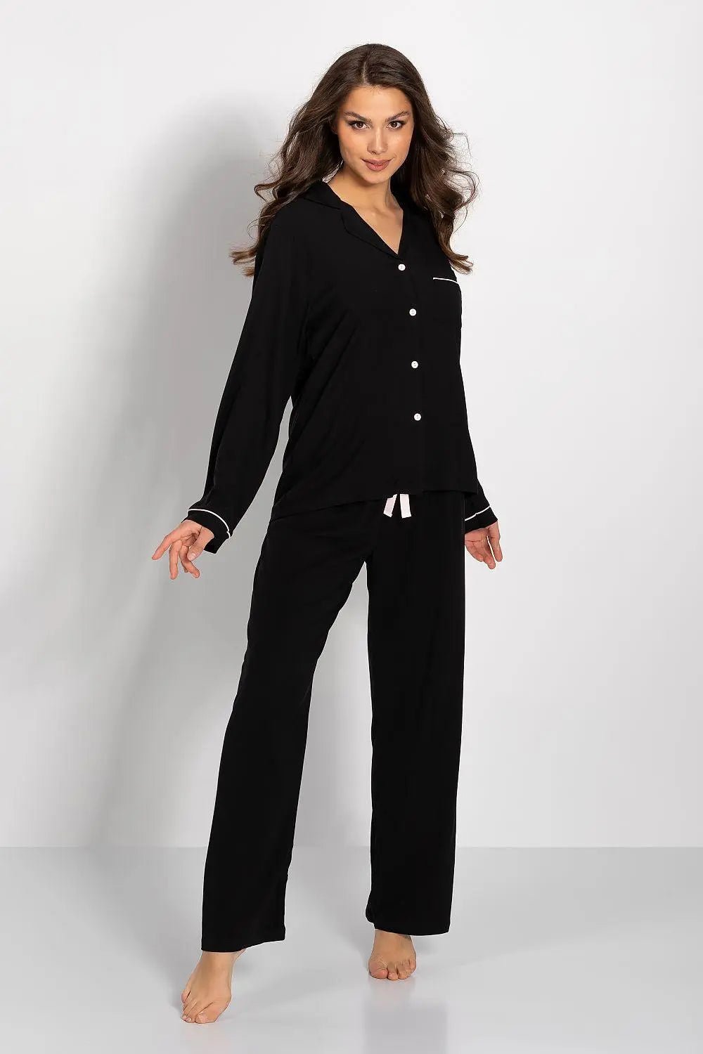 Momenti Per Me shirt and pants unbuttoned womens pajamas - Honesty Sales