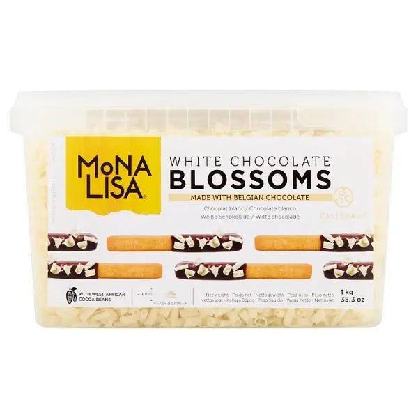 Mona Lisa White Chocolate Blossoms 1kg - Honesty Sales