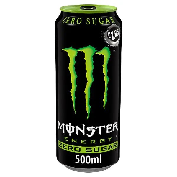 Monster Energy Drink Zero Sugar 500ml (Case of 12) - Honesty Sales