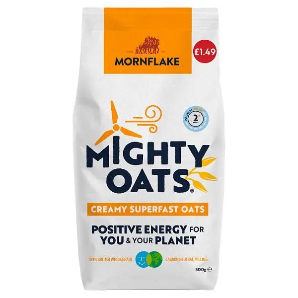 Mornflake Mighty Oats Creamy Superfast Oats 500g (Case of 12) - Honesty Sales
