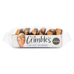 Mrs Crimble's 6 Big Choc Macaroons 195g (Case of 6) - Honesty Sales