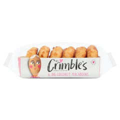 Mrs Crimble's 6 Big Coconut Macaroons 180g (Case of 6) - Honesty Sales