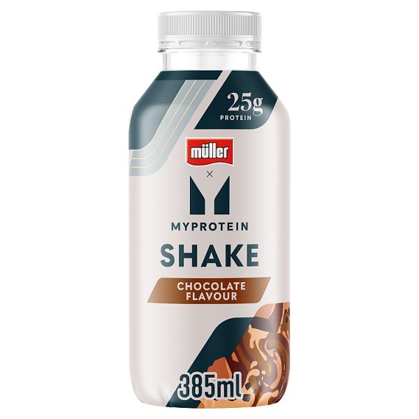 Muller Myprotein Chocolate High Protein Shake (8 x 385ml) - Honesty Sales