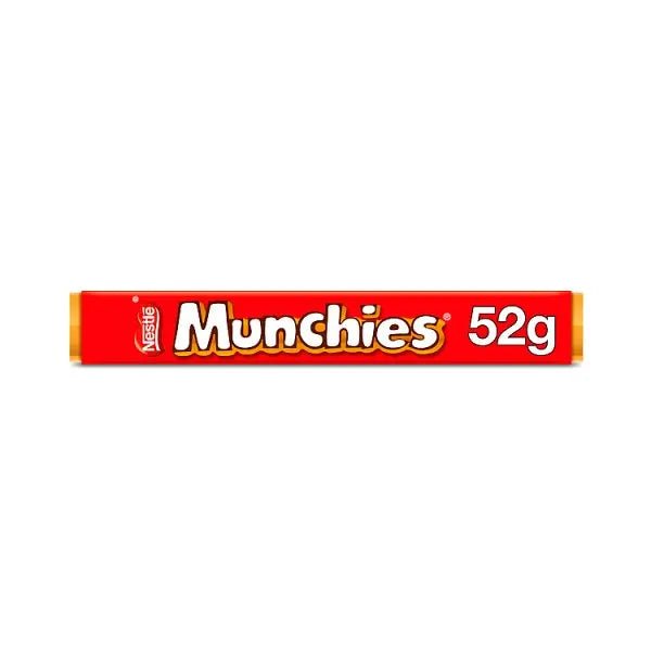 Munchies Milk Chocolate Tube 52g (Case of 36) - Honesty Sales