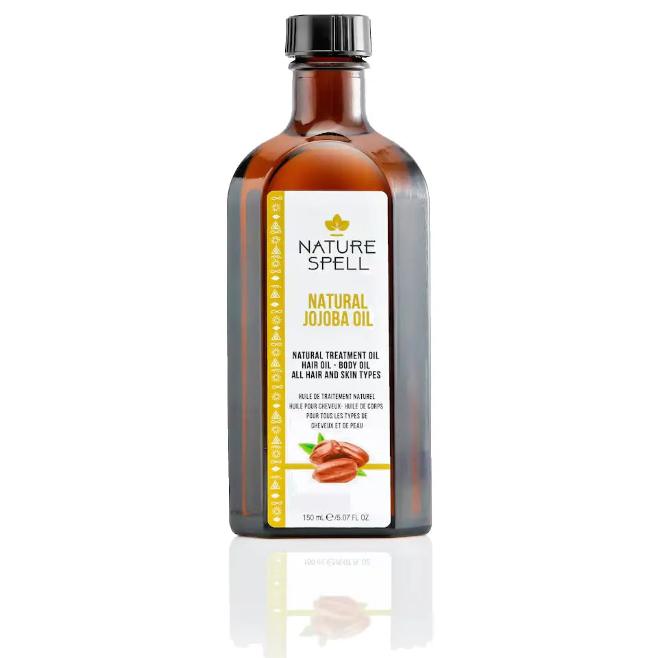 Nature Spell Jojoba Oil for Hair & Skin 150ml – Hair Oil for Dry Damaged Hair - Honesty Sales