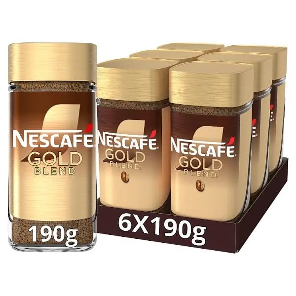 Nescafe Gold Blend Instant Coffee 190g (Case of 6) - Honesty Sales