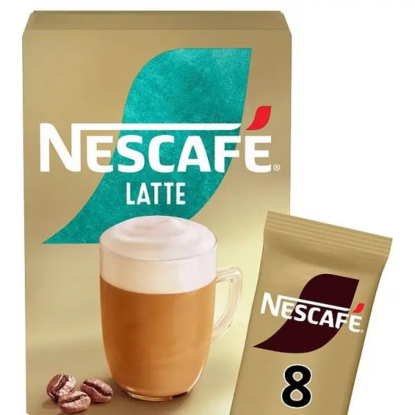 Nescafe Latte Instant Coffee 8 x 18g Sachets (Case of 6) - Honesty Sales