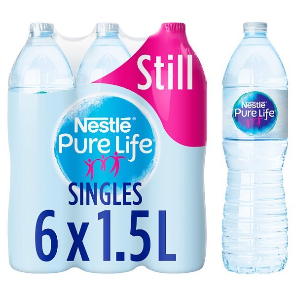 Nestle Pure Life Still Spring Water 6x1.5L (6 x 1.5ltr) - Honesty Sales