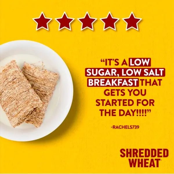 Nestlé Shredded Wheat Original Cereal 16 Biscuits 360g (Case of 5) - Honesty Sales