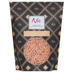 Nic Luxury Toppings Caramel Mini Fudge Cubes 1kg - Honesty Sales