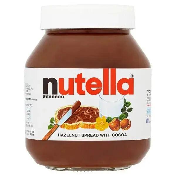 Nutella Hazelnut and Chocolate Spread Jar 750g - Honesty Sales