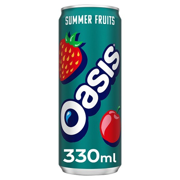 Oasis Summer Fruits 330ml (24 x 330ml) - Honesty Sales