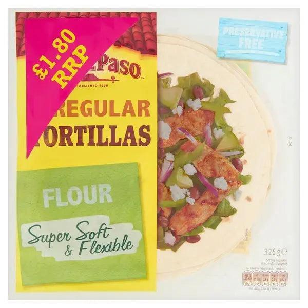 Old El Paso Regular Tortillas 326g (Case of 6) - Honesty Sales