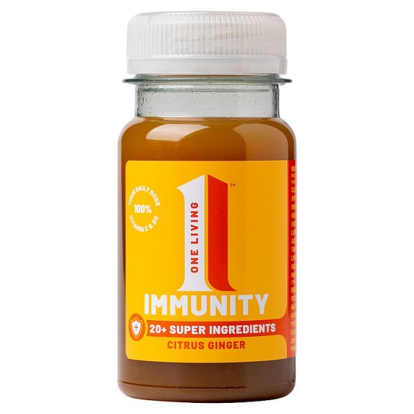 One Living Immunity Citrus Ginger 100ml (8 x 100ml) - Honesty Sales