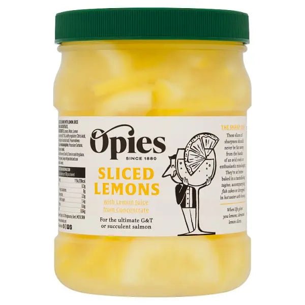 Opies Sliced Lemons 950g - Honesty Sales