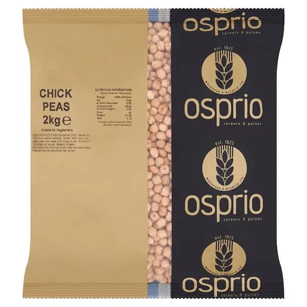 Osprio Chick Peas 2kg - Honesty Sales