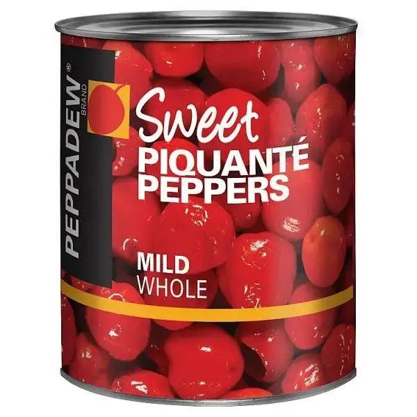 PEPPADEW® Sweet Piquanté Peppers Mild Whole 3.0kg (Drained Weight 1.2kg) - Honesty Sales