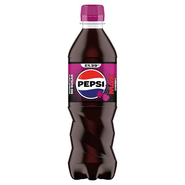 Pepsi Max Cherry Bottle PMP 500ml (12 x 500ml) - Honesty Sales