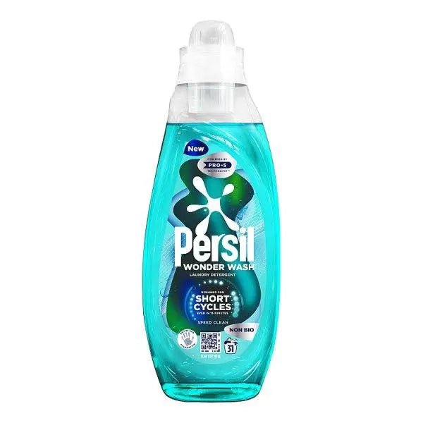 Persil Wonder Wash Non Bio Liquid Detergent Speed Clean 837 ml (31 washes) (Case of 8) - Honesty Sales