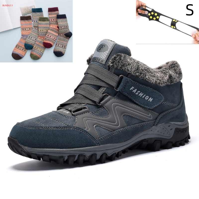 Plus Size Men's And Women's Snow Boots Non - slip Warm - Honesty Sales