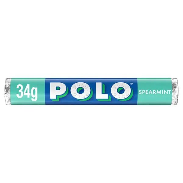 Polo Spearmint Mint Tube 34g (Case of 32) - Honesty Sales
