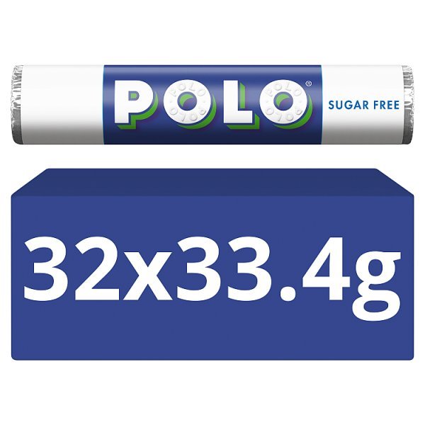 Polo Sugar Free Mint Tube 33.4g (32 x 33.4g) - Honesty Sales