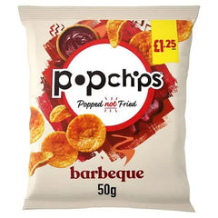 Popchips Barbeque Flavour Potato Snacks 50g (Case of 16) - Honesty Sales
