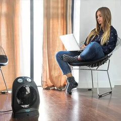 Portable Fan Heater Cecotec Ready Warm 9750 Rotate Force 2400W Black - Honesty Sales