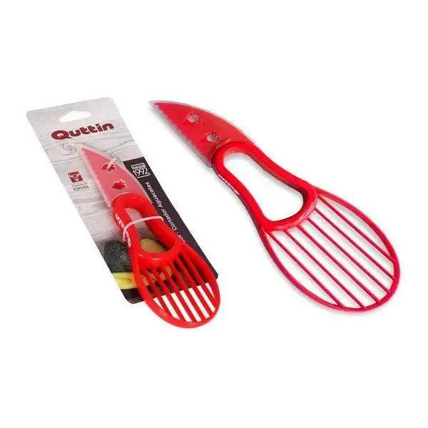 Potato Masher Quttin Red Plastic dimensions 18 cm - Honesty Sales