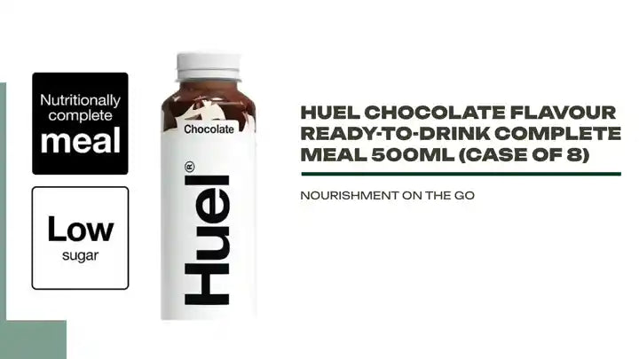 Huel Chocolate Flavour Ready-To-Drink Complete Meal 500ml (Case of 8) by@Outfy