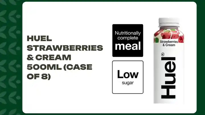 Huel Strawberries & Cream 500ml (Case of 8) by@Outfy