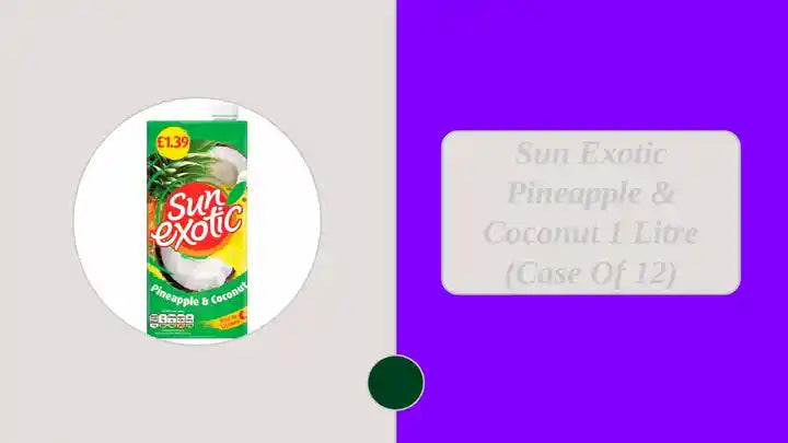 Sun Exotic Pineapple & Coconut 1 Litre (Case of 12) by@Outfy
