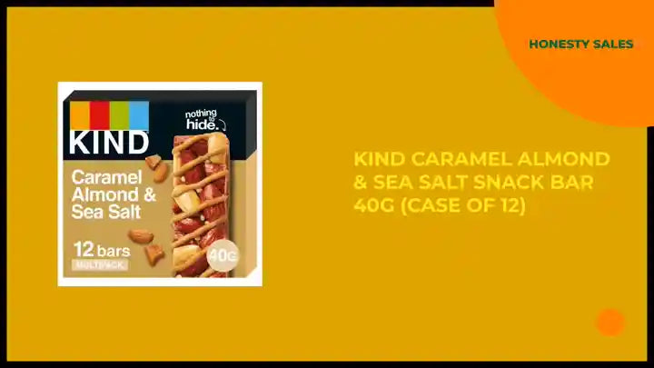 KIND Caramel Almond & Sea Salt Snack Bar 40g (Case of 12) by@Outfy