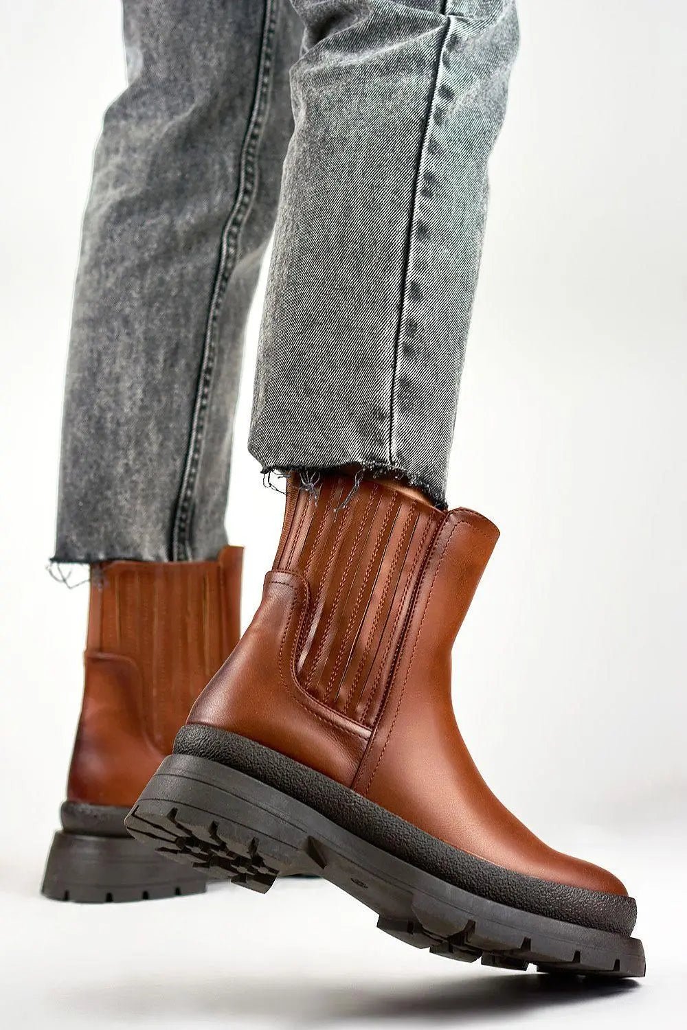 PRIMO autumn and winter womens leather boots - Honesty Sales