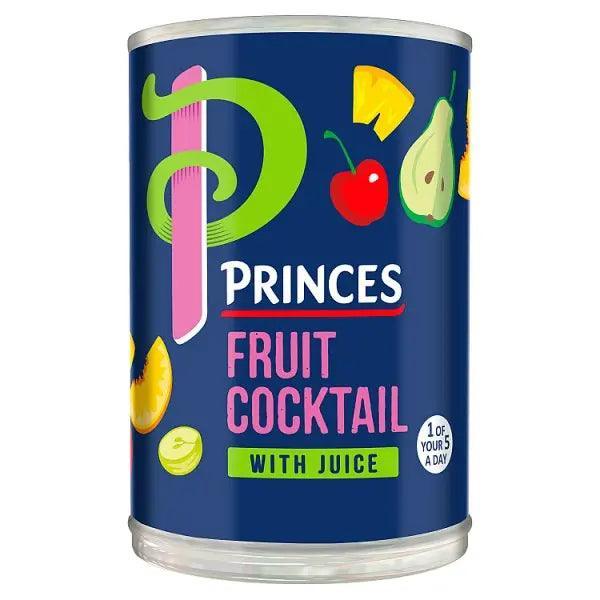 Princes Fruit Cocktail with Juice 410g (Case of 6) - Honesty Sales