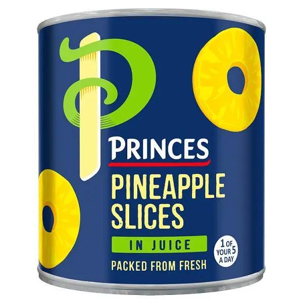 Princes Pineapple Slices in Juice 432g (Case of 6) - Honesty Sales