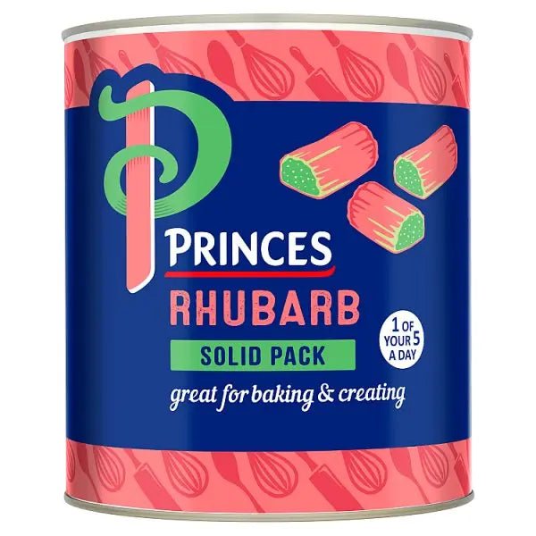 Princes Rhubarb Solid Pack 2.82kg - Honesty Sales