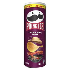 Pringles Texas BBQ Sauce Crisps 165g (Case of 6) - Honesty Sales