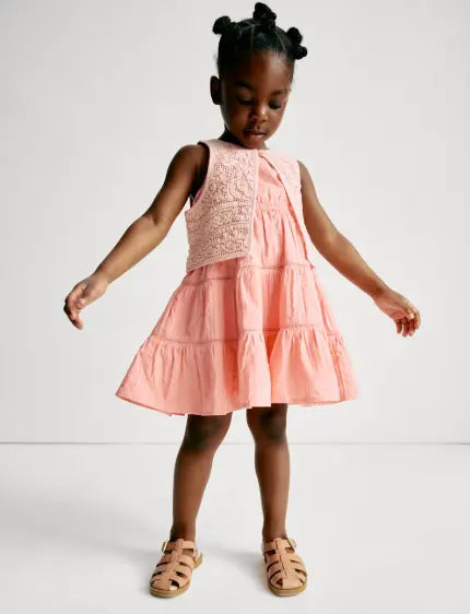 Pure Cotton Woven Dress (2 - 8 Yrs) - Honesty Sales