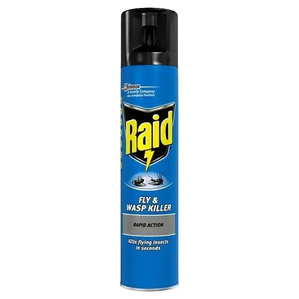 Raid Rapid Action Fly & Wasp Killer 300ml (case of 6) - Honesty Sales