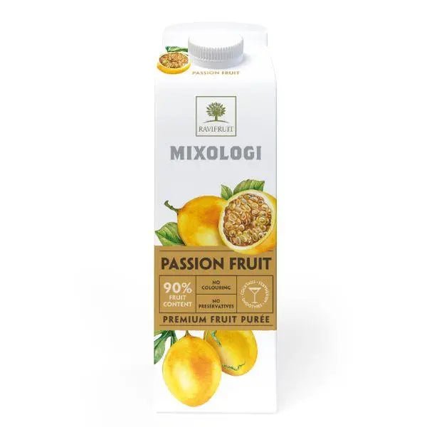 Ravifruit Mixologi Passionfruit Puree 1ltr - Honesty Sales