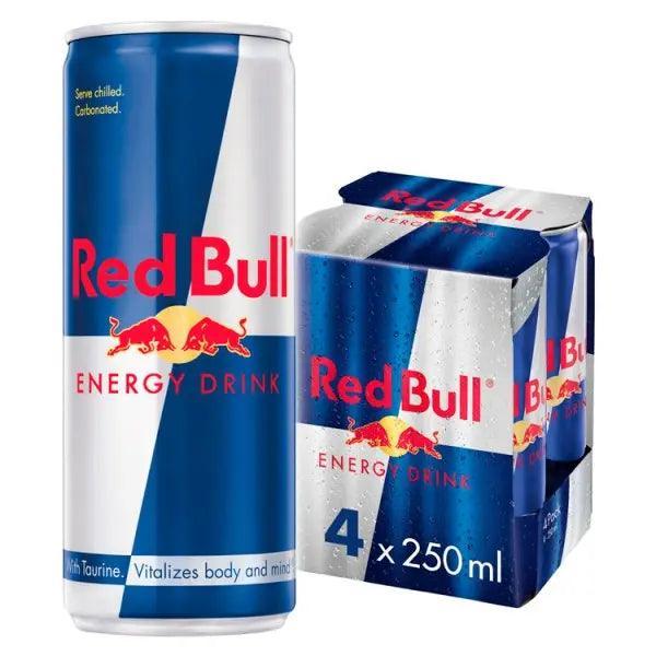 Red Bull Energy Drink, 250ml PMP - 4 Pack (Case of 6) - Honesty Sales