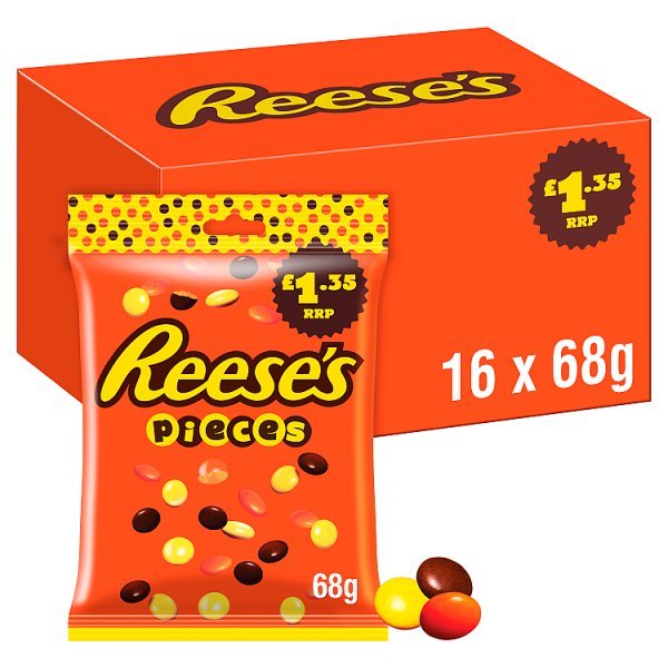 Reese's Peanut Butter Pieces 68g (16 x 68g) - Honesty Sales